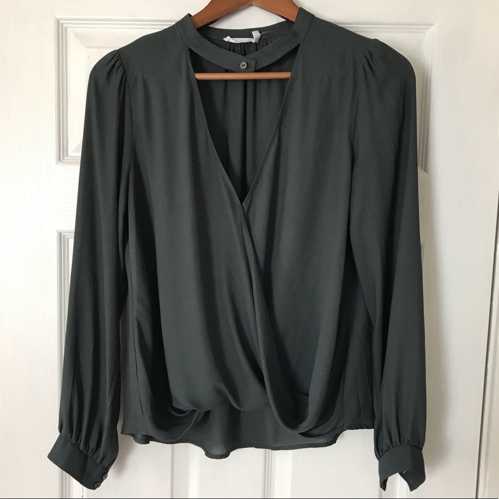 Lush Dark Green Blouse